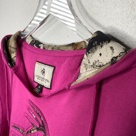 LEGENDARY WHITETAILS Women's Pink Camo Hoodie - Picture 6 of 11